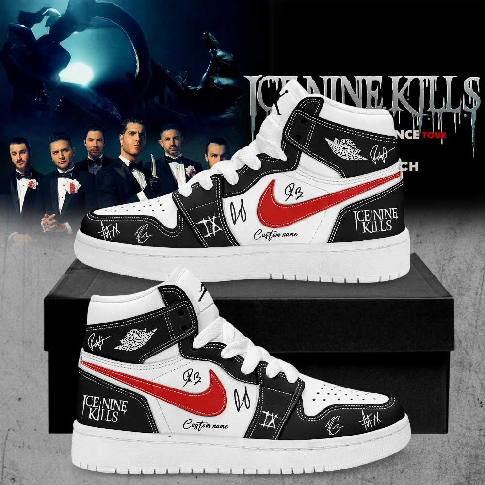 Ice Nine Kills March In Silence Tour 2026 Personalized JD Sneakers for Fans