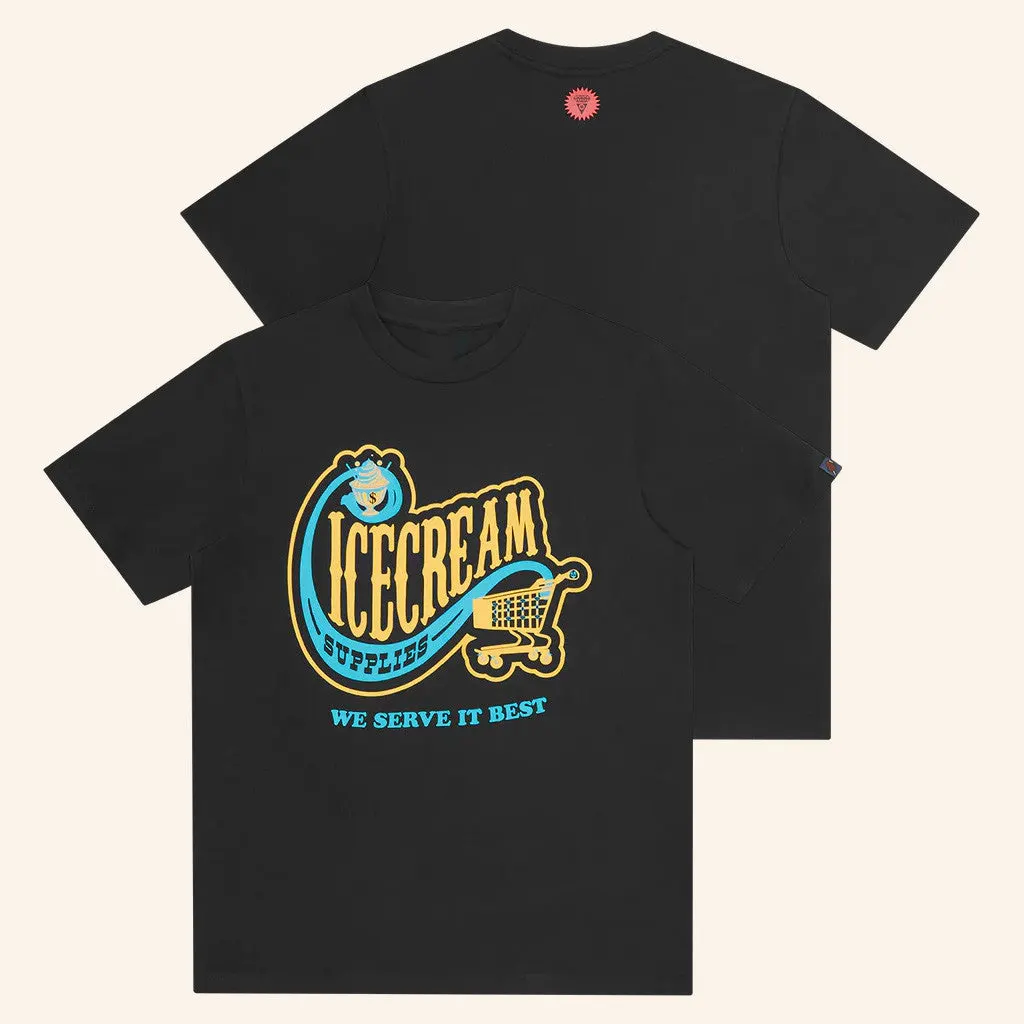 Icecream Merch We Serve It Best Black TShirt Present For Friends