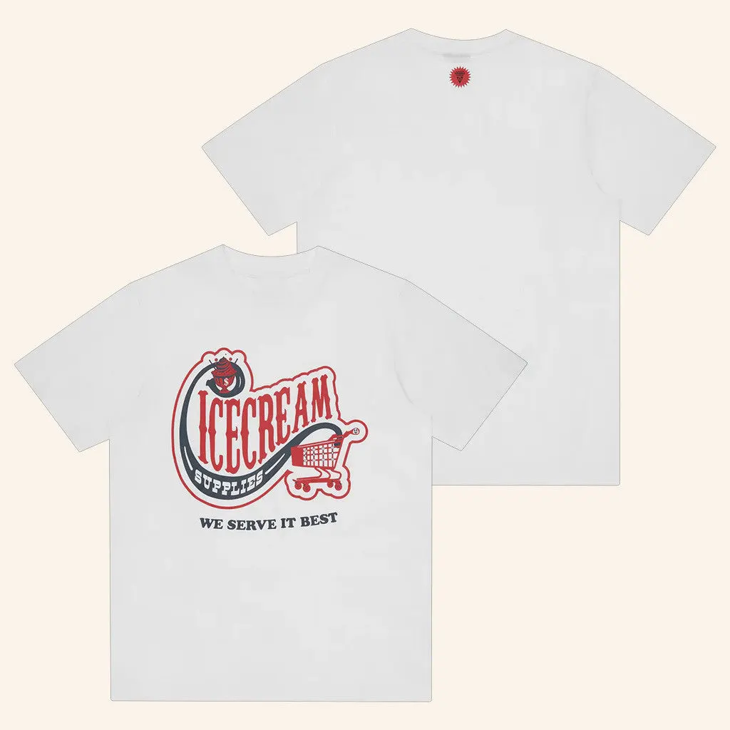 Icecream Merch We Serve It Best White TShirt Present For Wife