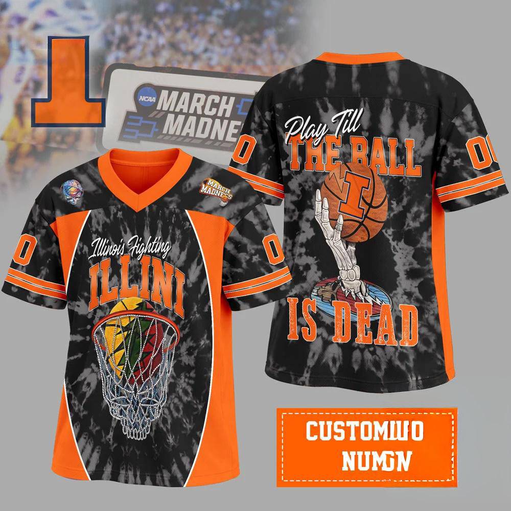 Illinois Fighting Illini 2026 Ncaa March Madness Basketball Jersey Shirt