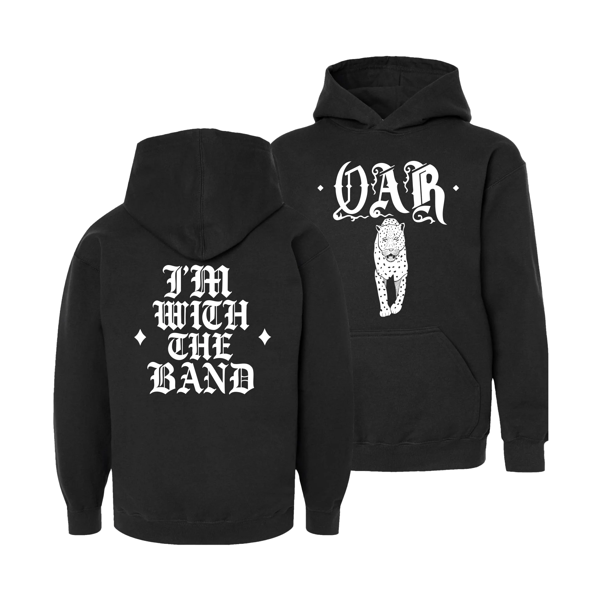 Im With The Band Kids Hoodie Cute Music Theme Streetwear Gift for Young Fans