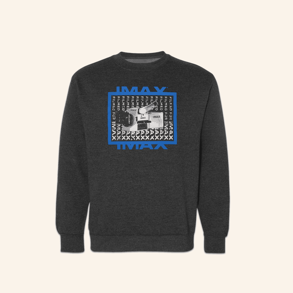 Imax Merch The Filmed For Imax Crewneck Sweatshirt Gifts For Dudes