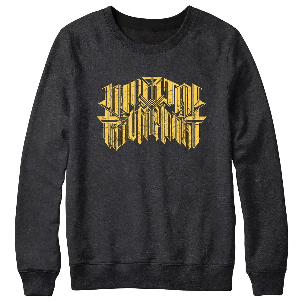 Imperial Triumphant Merch Distressed Mask Sweatshirt Imperial Triumphant Sweatshirt FatherS Day Gifts For Metal Music Lovers