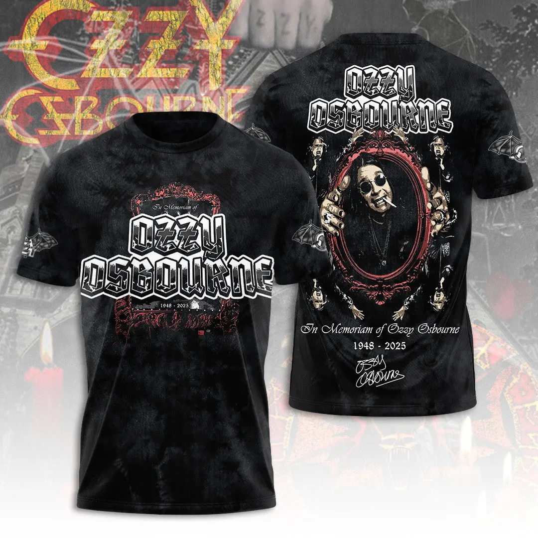 In Memoriam Of Ozzy Osbourne Shirt RIP Ozzy Osbourne Merch Gifts For Father
