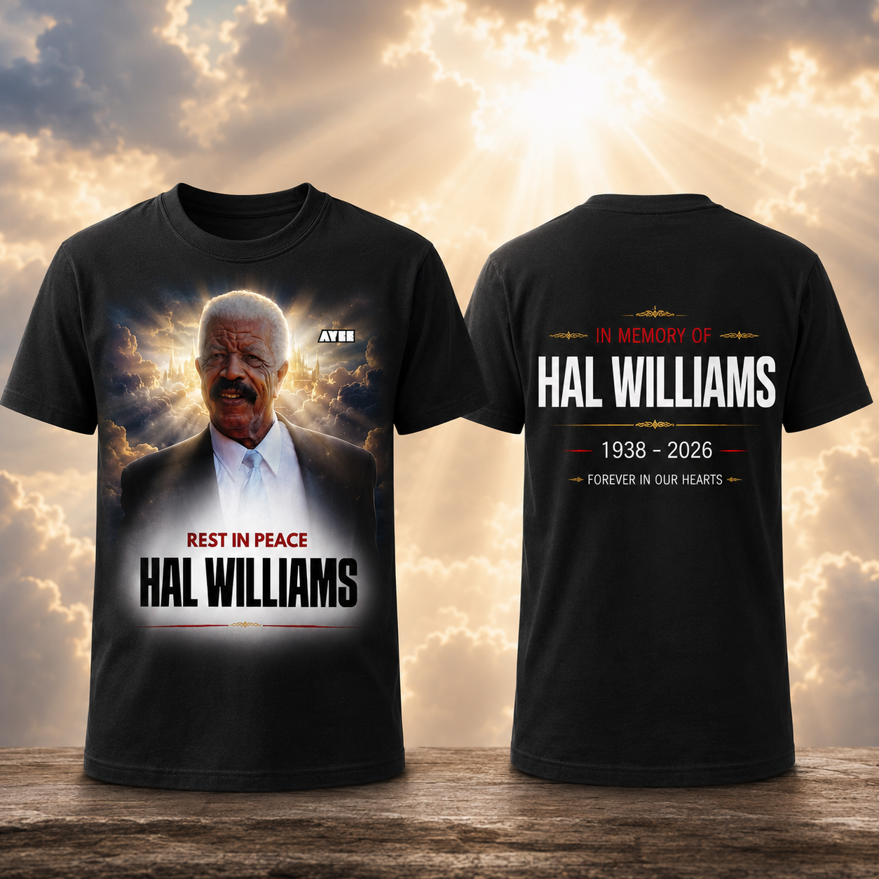 In Memory Of Hal Williams Memorial T Shirt Rest In Peace Tribute Shirt Forever In Our Hearts Gift 1938 2026