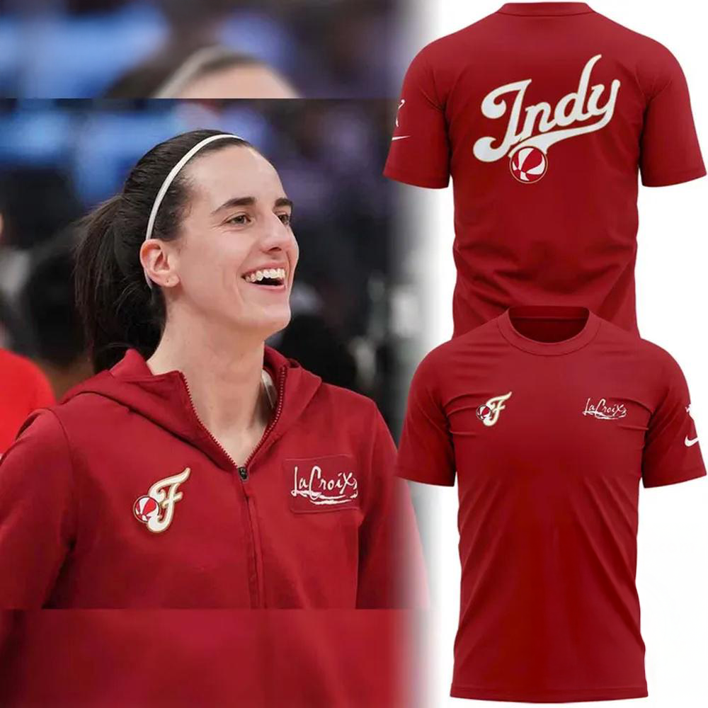Indiana Fever 2026 Caitlin Clark Red 3D All Over Print Graphic T Shirt