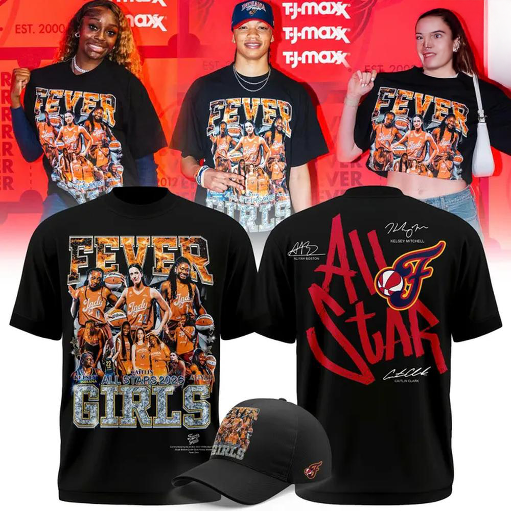 Indiana Fever All Star Caitlin Clark Boston Mitchell Autograph Graphic T Shirt