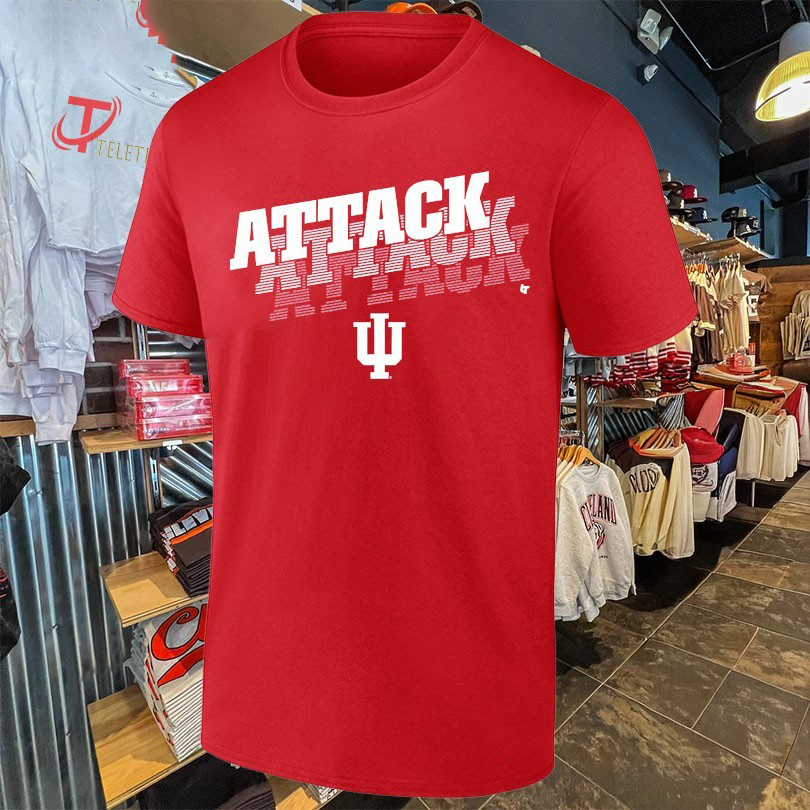 Indiana Hoosiers Attack Attack Attack Tshirts