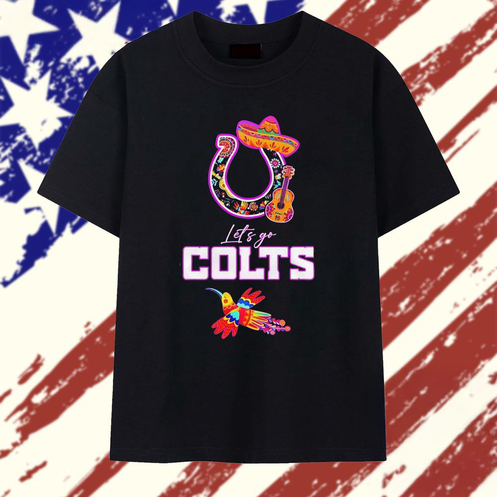 Indianapolis Colts Lets Go Hispanic Heritage Day Graphic T Shirt