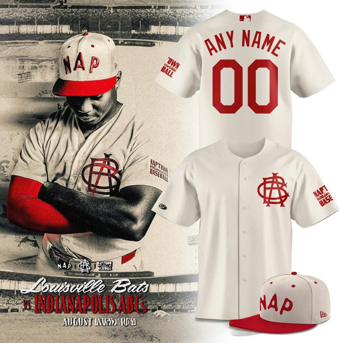 Indianapolis Indians 2026 Indianapolis ABCs Negro League Heritage Personalized Baseball Jersey 2 - Unicasport Indianapolis Indians 2026 Indianapolis ABCs Negro League Heritage Personalized Baseball Jersey
