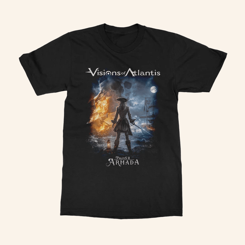 Indie Merch Visions Of Atlantis Armada Cover TShirt Gifts For Dad