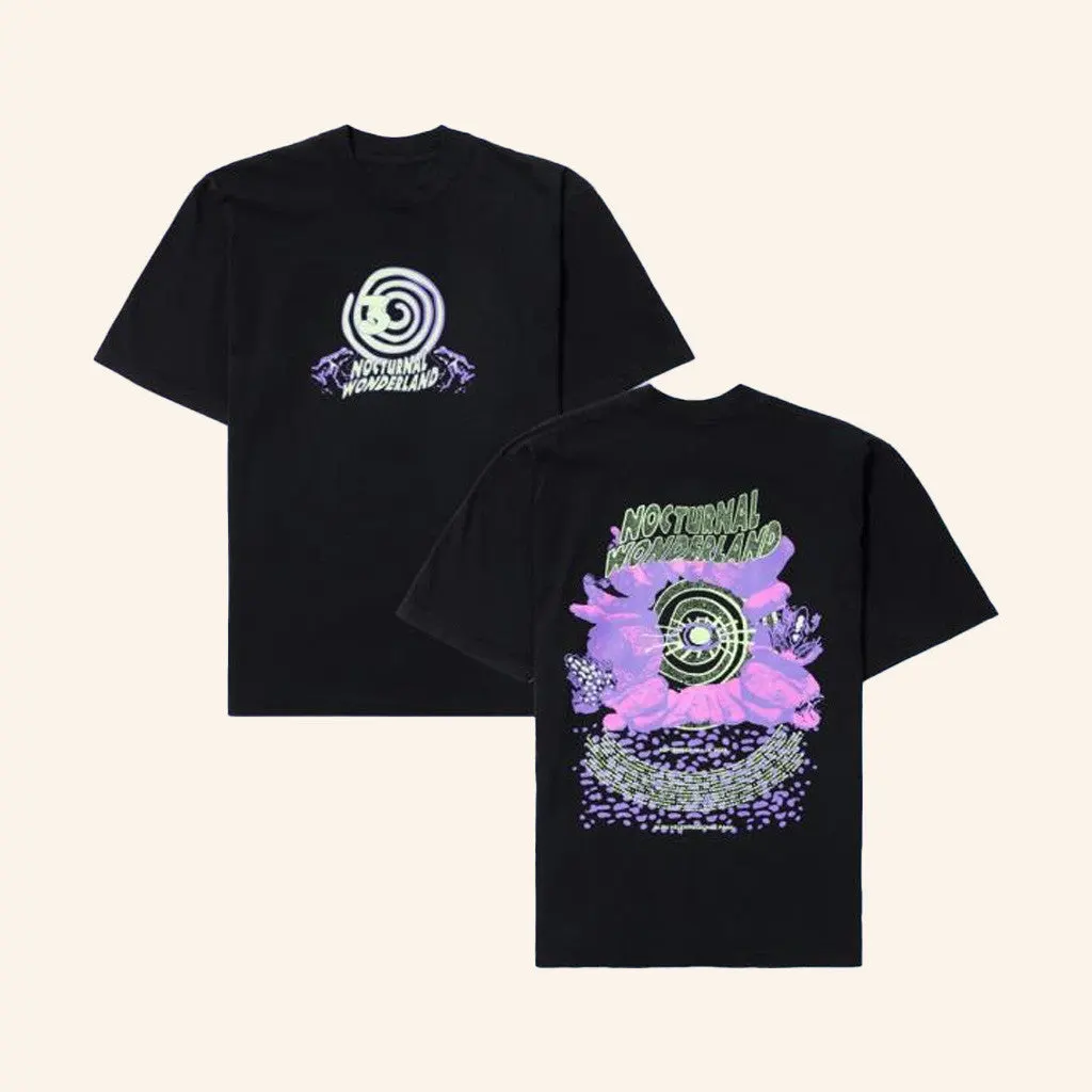 Insomniac Merch Nocturnal Wonderland Wetlands Rhythm Shirt Present For Husband