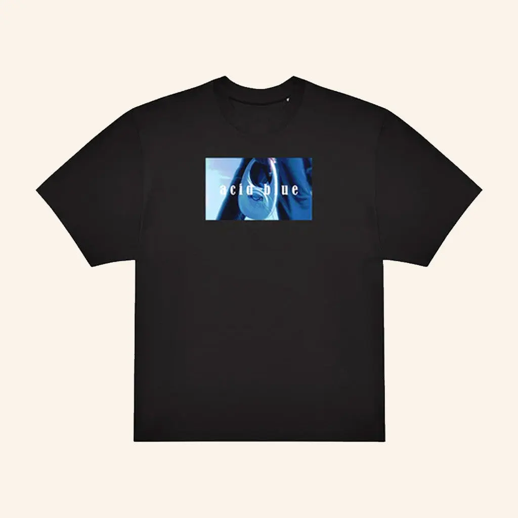 Ivoxygen Merch Acid Blue Halftone TShirt Gift Ideas For Dad