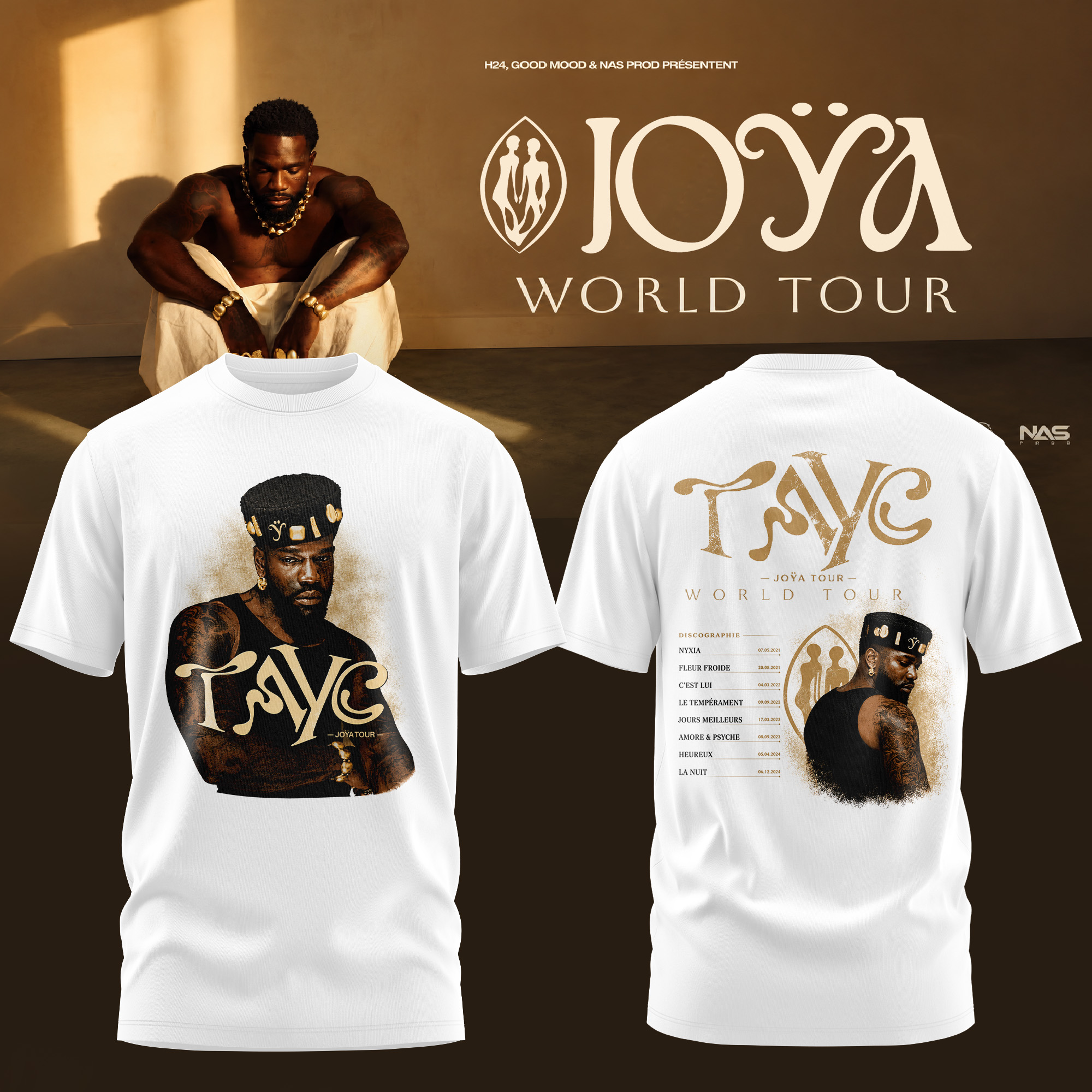 JOYA World Tour 2026 Collector Edition Graphic T Shirt