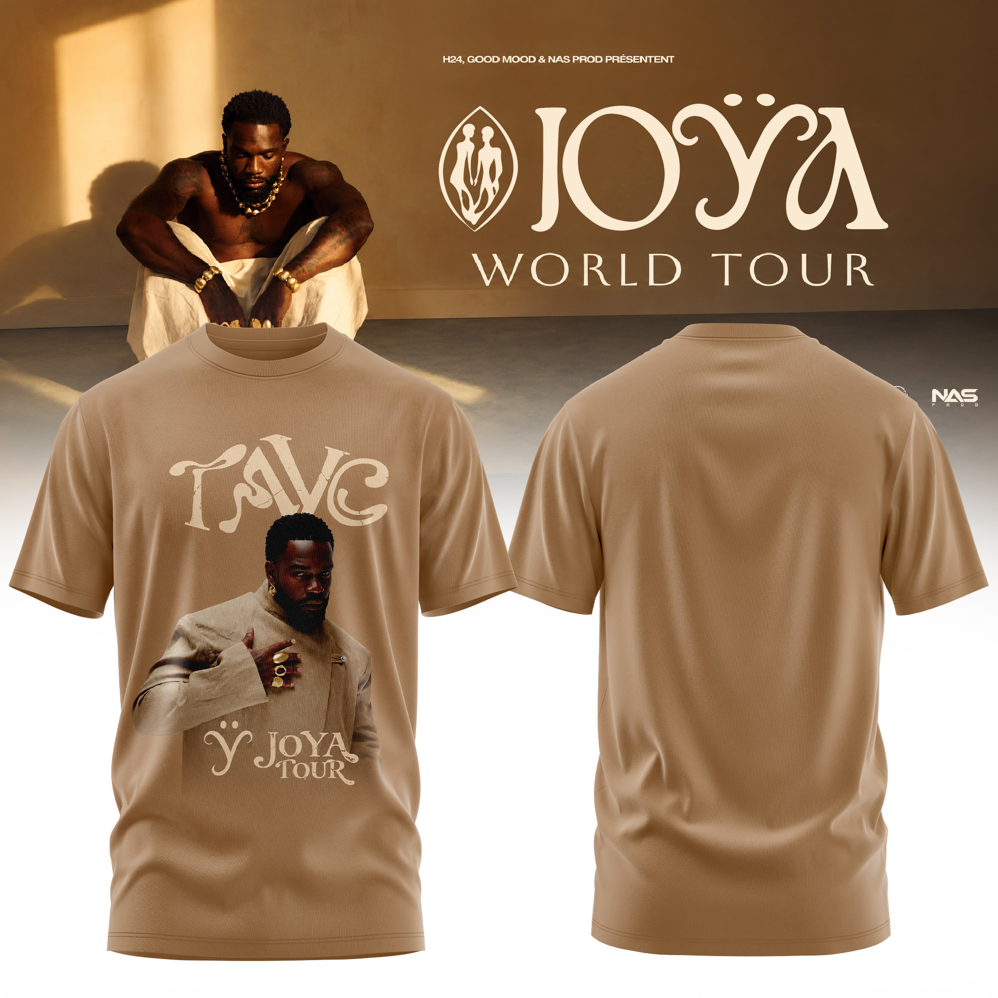 JOYA World Tour 2026 Limited Merchandise Graphic T Shirt