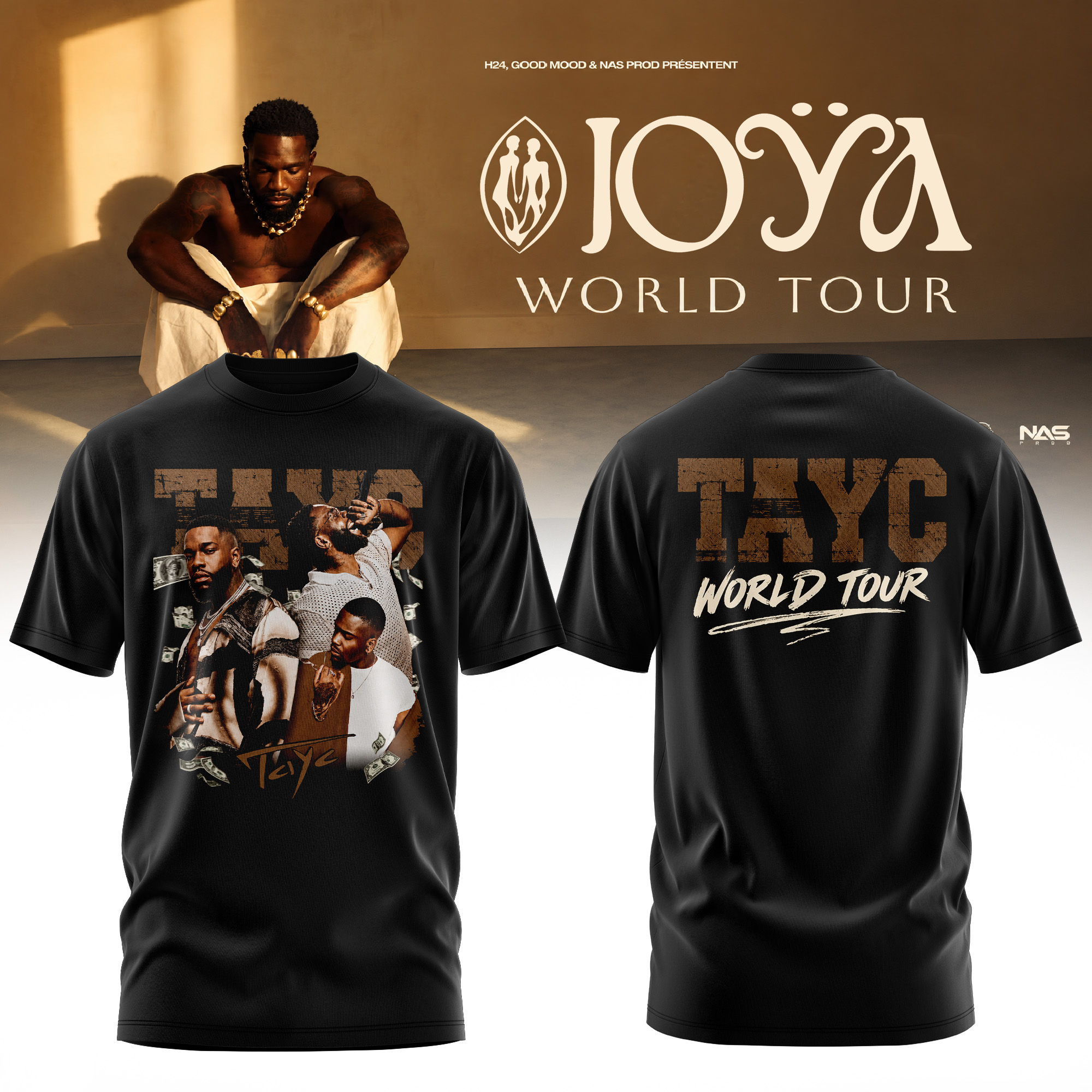 JOYA World Tour 2026 Premium Fan Graphic T Shirt