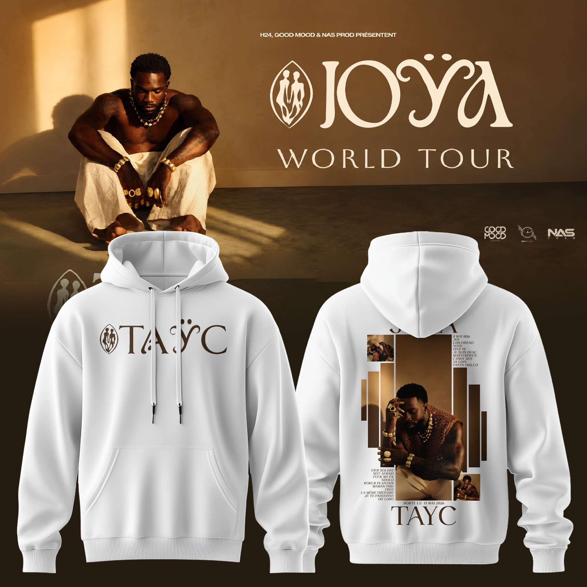 JOYA World Tour Exclusive Fan Hoodie Collection