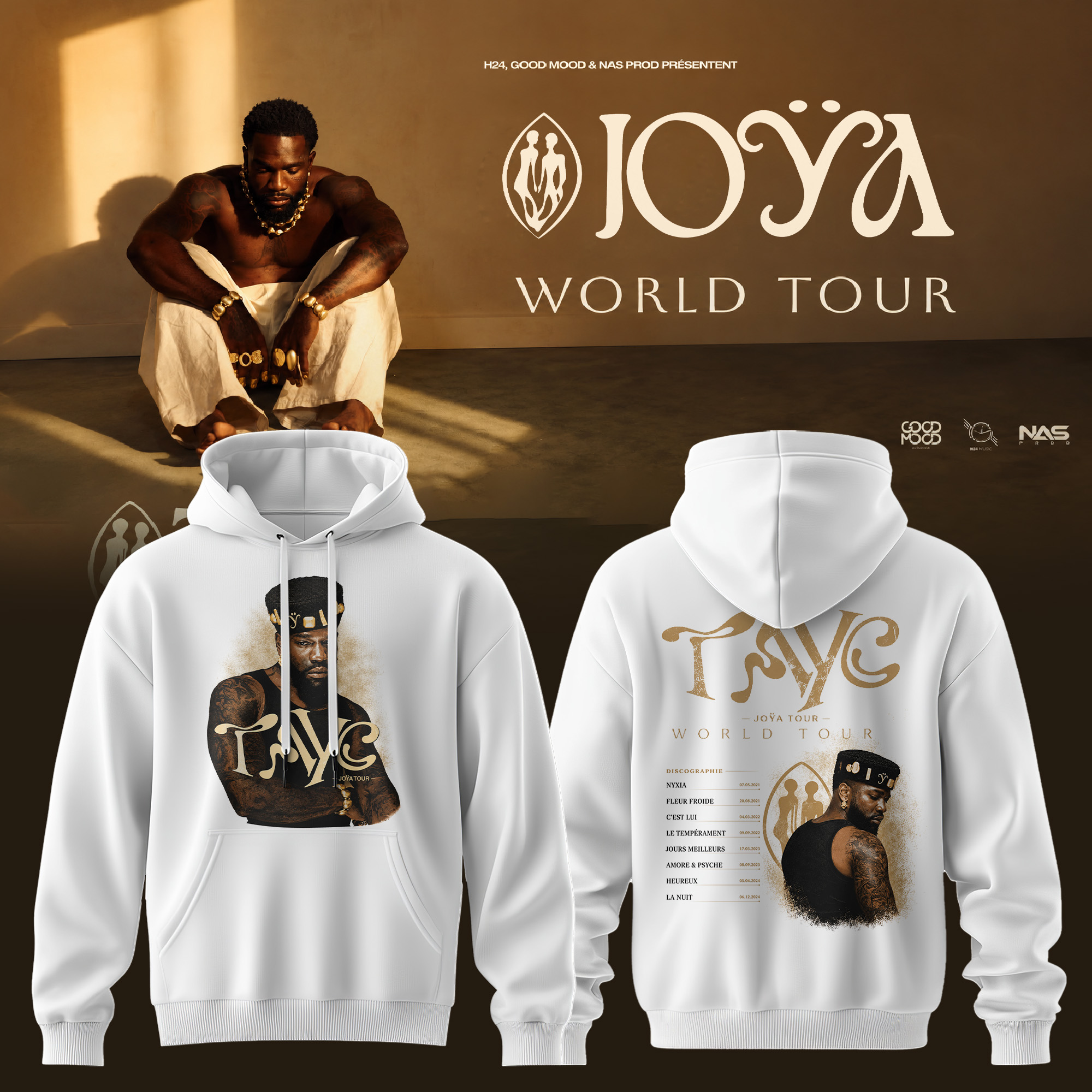 JOYA World Tour Official Tour Hoodie Edition