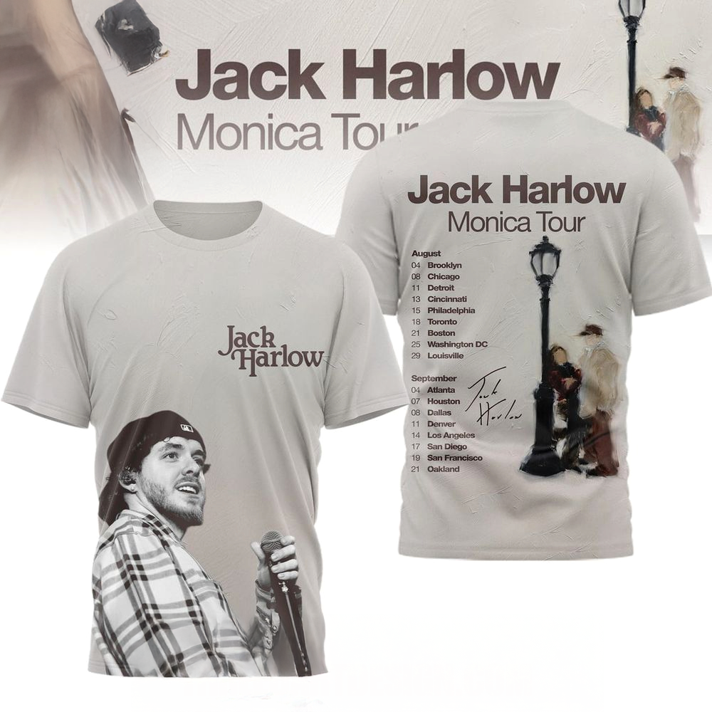 Jack Harlow Monica Tour TShirt