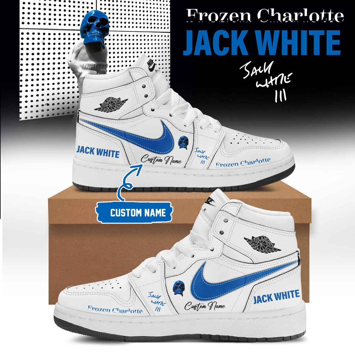 Jack White Frozen Charlotte Collector Edition Fan Sneakers