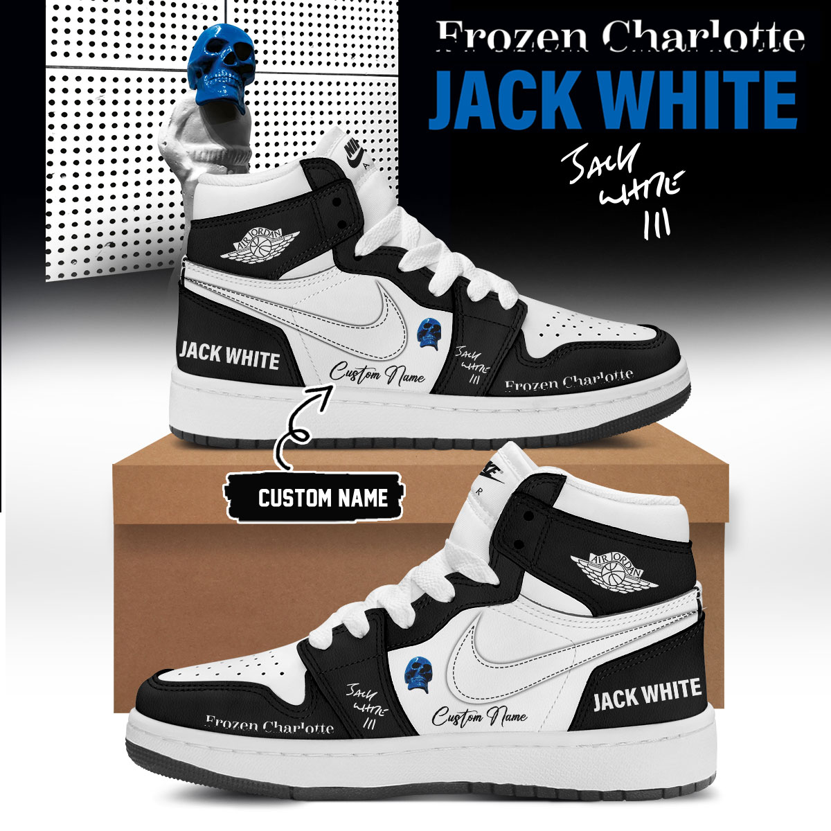 Jack White Frozen Charlotte Exclusive Collector Sneakers
