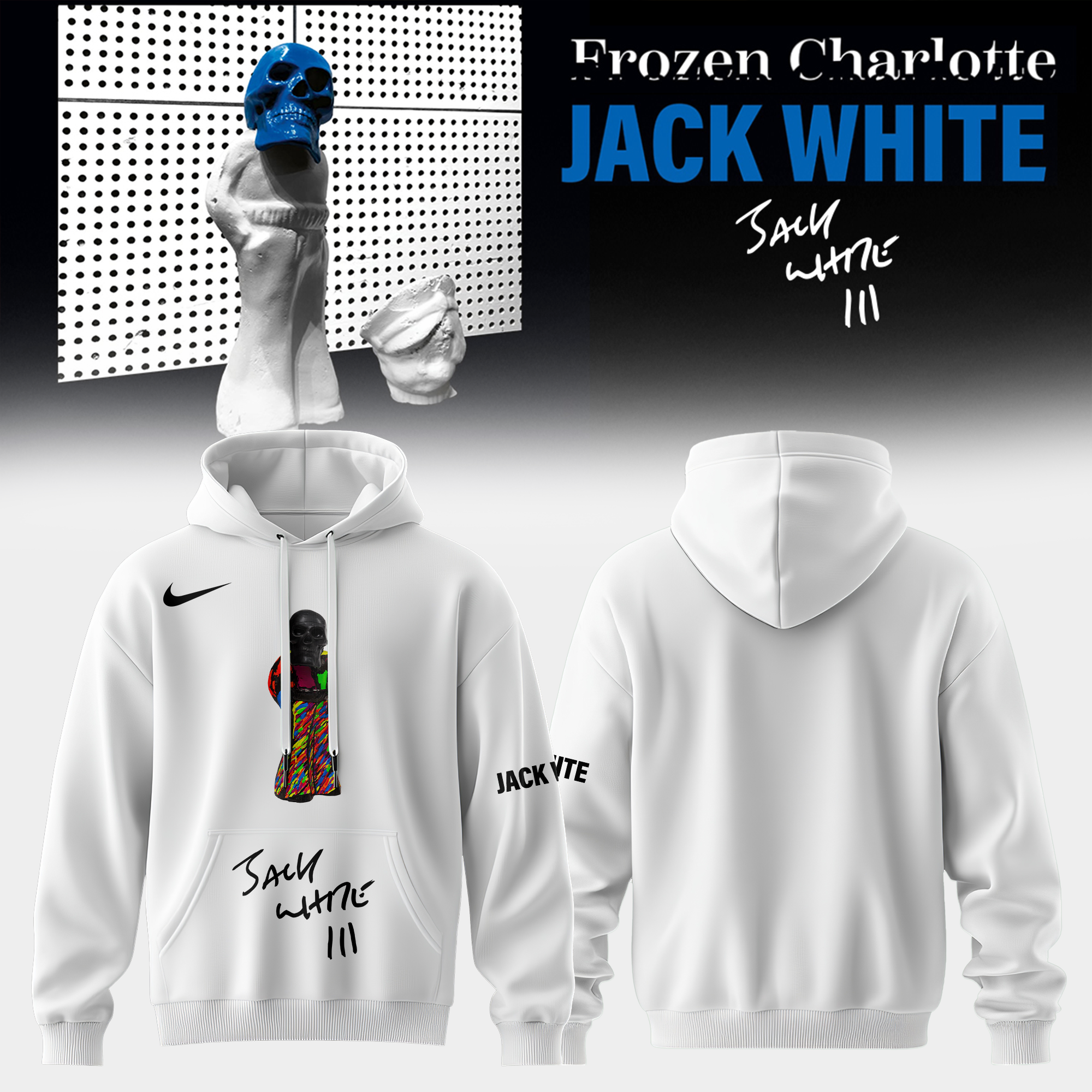 Jack White Frozen Charlotte Exclusive Fan Hoodie Collection