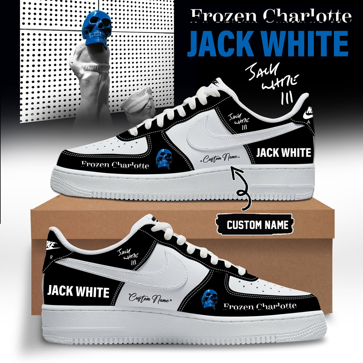 Jack White Frozen Charlotte Limited Edition Fan Sneakers