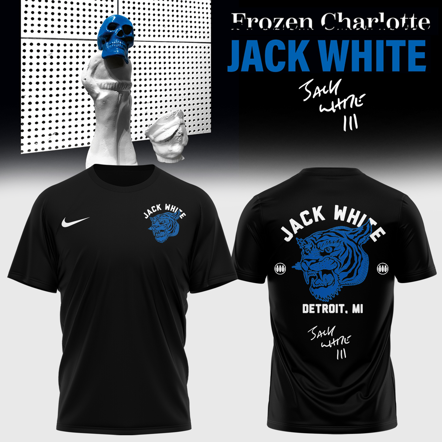 Jack White Frozen Charlotte Limited Merchandise Graphic Tee