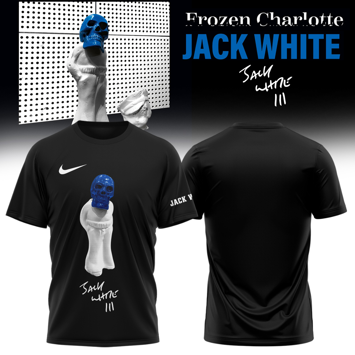 Jack White Frozen Charlotte Official Graphic T Shirt
