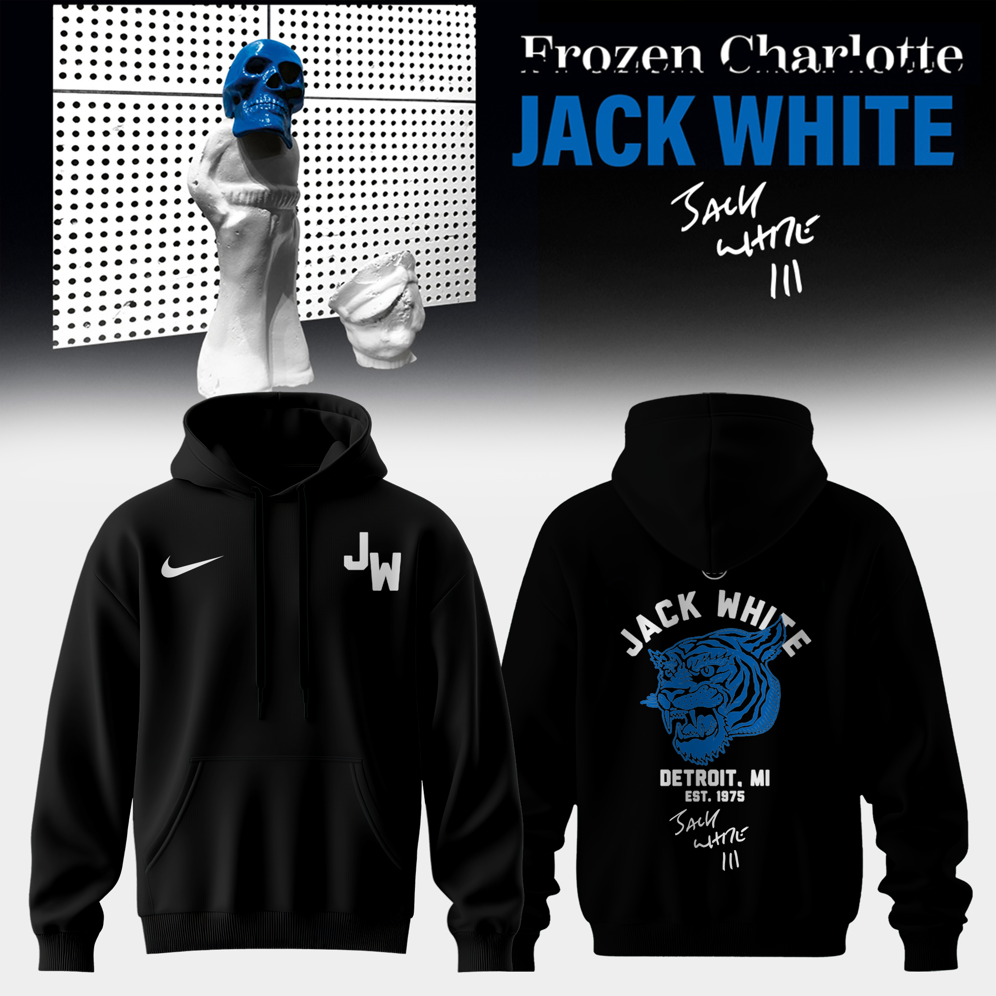 Jack White Frozen Charlotte Premium Fan Hoodie Edition
