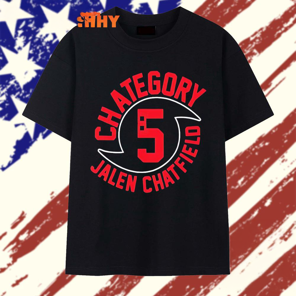 Jalen Chatfield Carolina Hurricanes Category 5 Graphic T Shirt
