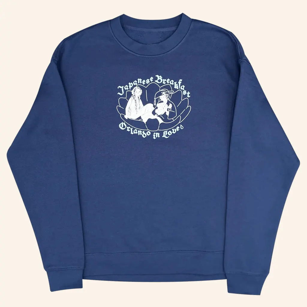 Japanese Breakfast Merch Orlando In Love Cobalt Sweatshirt Best Gifts For Boyfriend