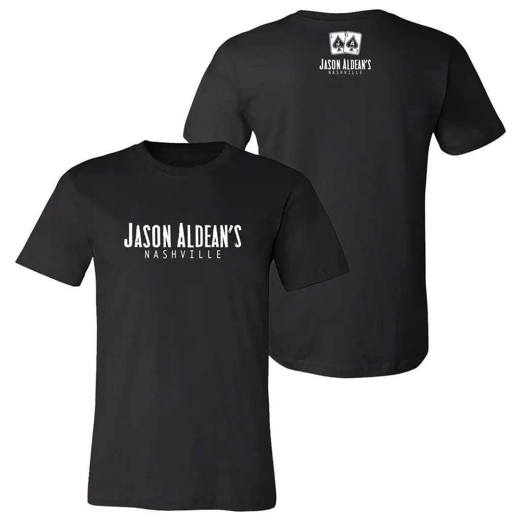 Jason Aldean Merch Tour 2025 Jason Aldeans Nashville Black Logo TShirt Gifts For Him