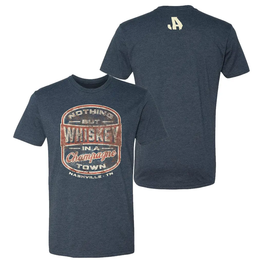 Jason Aldean Merch Tour 2025 Jason Aldeans Nashville Champagne Town TShirt Gifts For Him