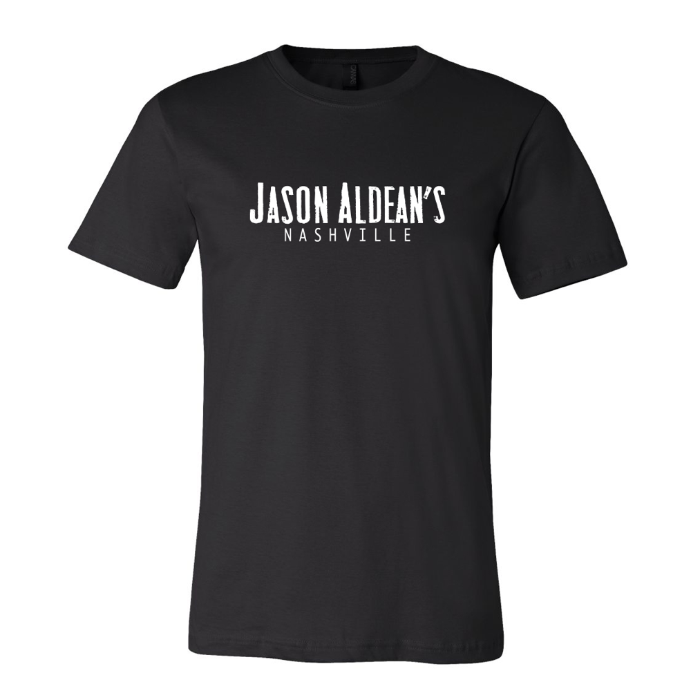 Jason Aldean Nashville Black Logo Tee, City Souvenir Shirt