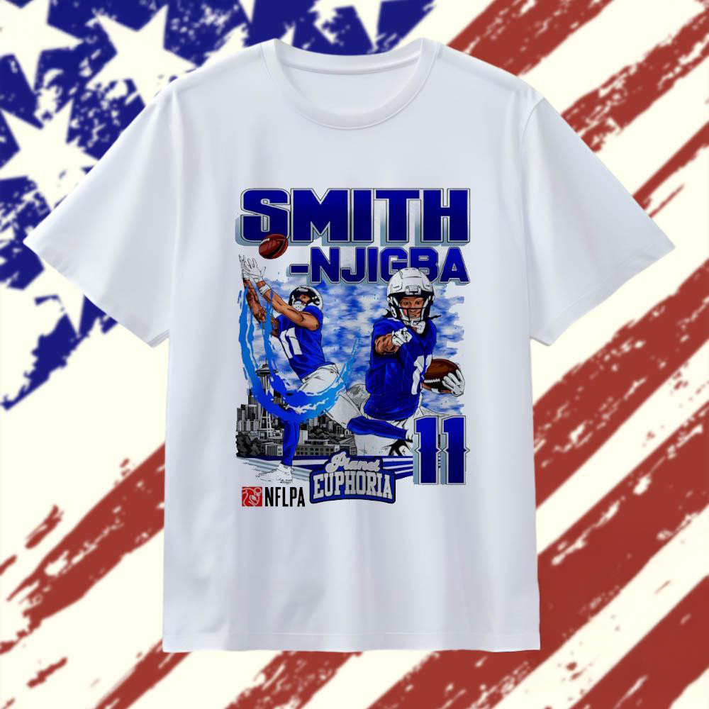 Jaxon SmithNjigba #11 Seattle Seahawks Football Comic T Shirt