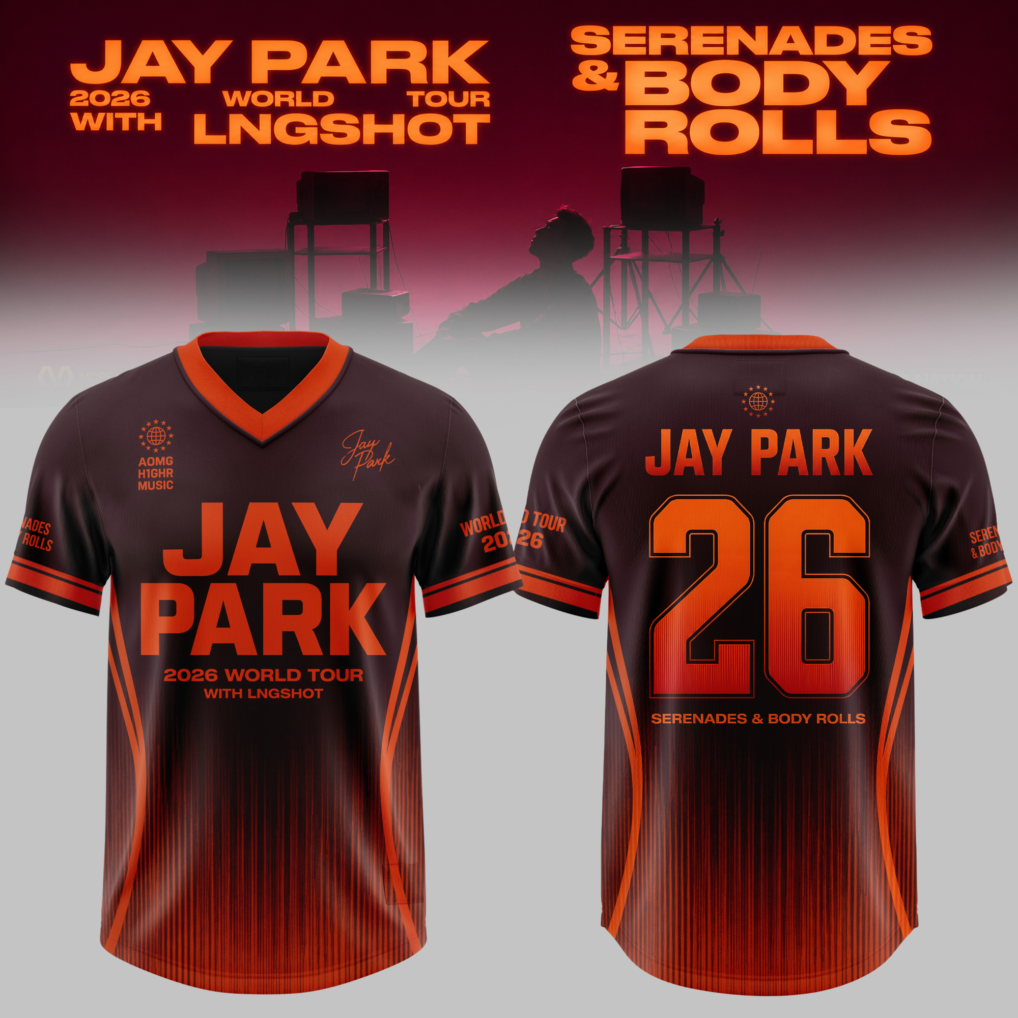 Jay Park Serenades And Body Rolls 2026 Limited Football Jersey Collection Gifts For Fans
