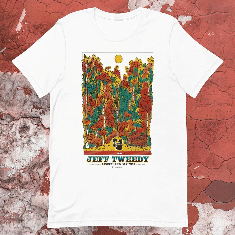 Jeff Tweedy State Theatre in Portland Maine October 16 2025 Tshirts