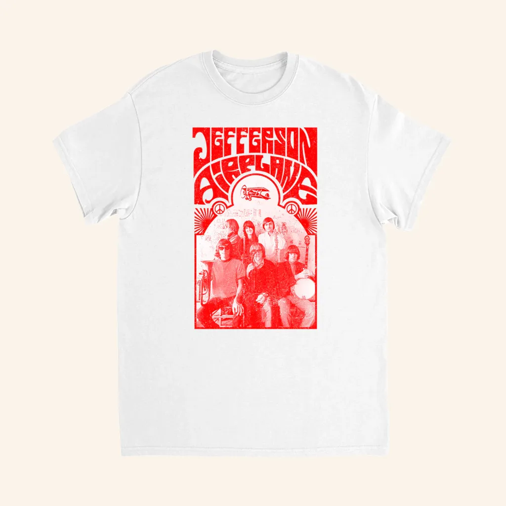 Jefferson Airplane Merch Jefferson Airplane Band Photo TShirt Gifts For Fans