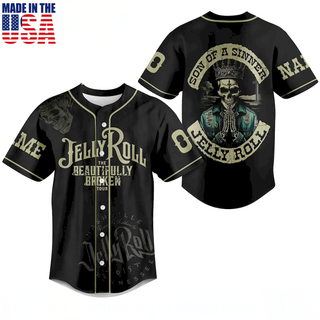 Jelly Roll 2026 Grail Edition Limited Baseball Jersey Gift for Fans