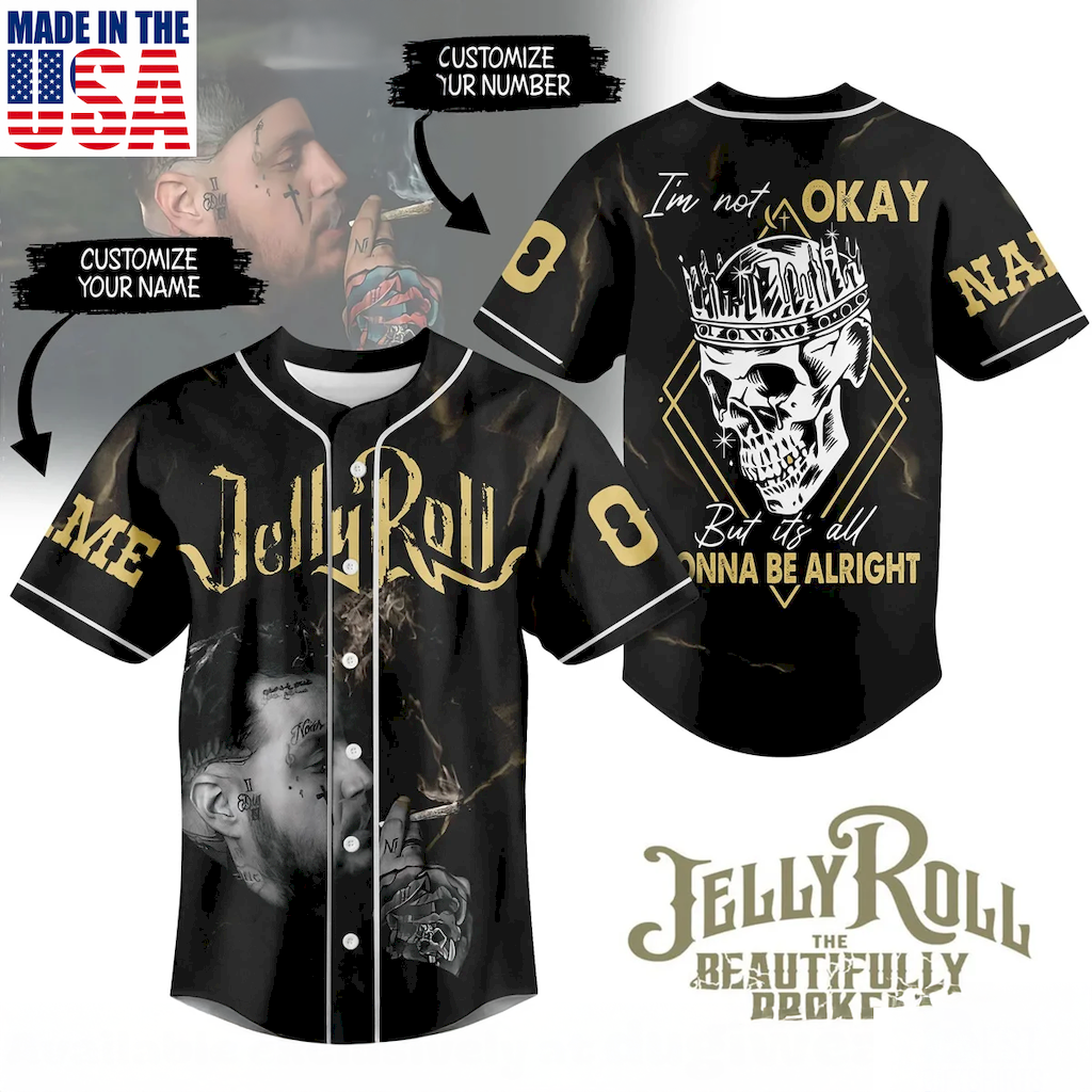 Jelly Roll 2026 Hype Edition Premium Baseball Jersey