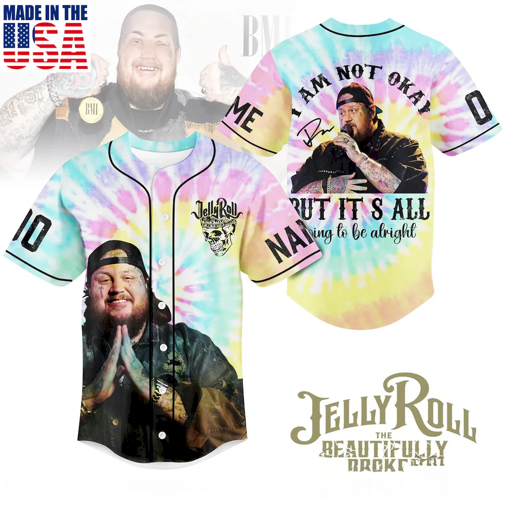 Jelly Roll Custom Baseball Jersey 2026 Premium Fan Gift