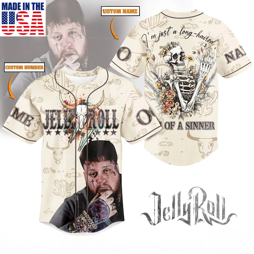 Jelly Roll Hype Official Fan Baseball Jersey