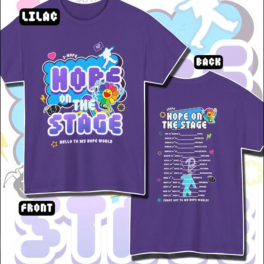 Jhope Merch Tour Hope On The Stage TShirt Music Lover Gifts For Fan