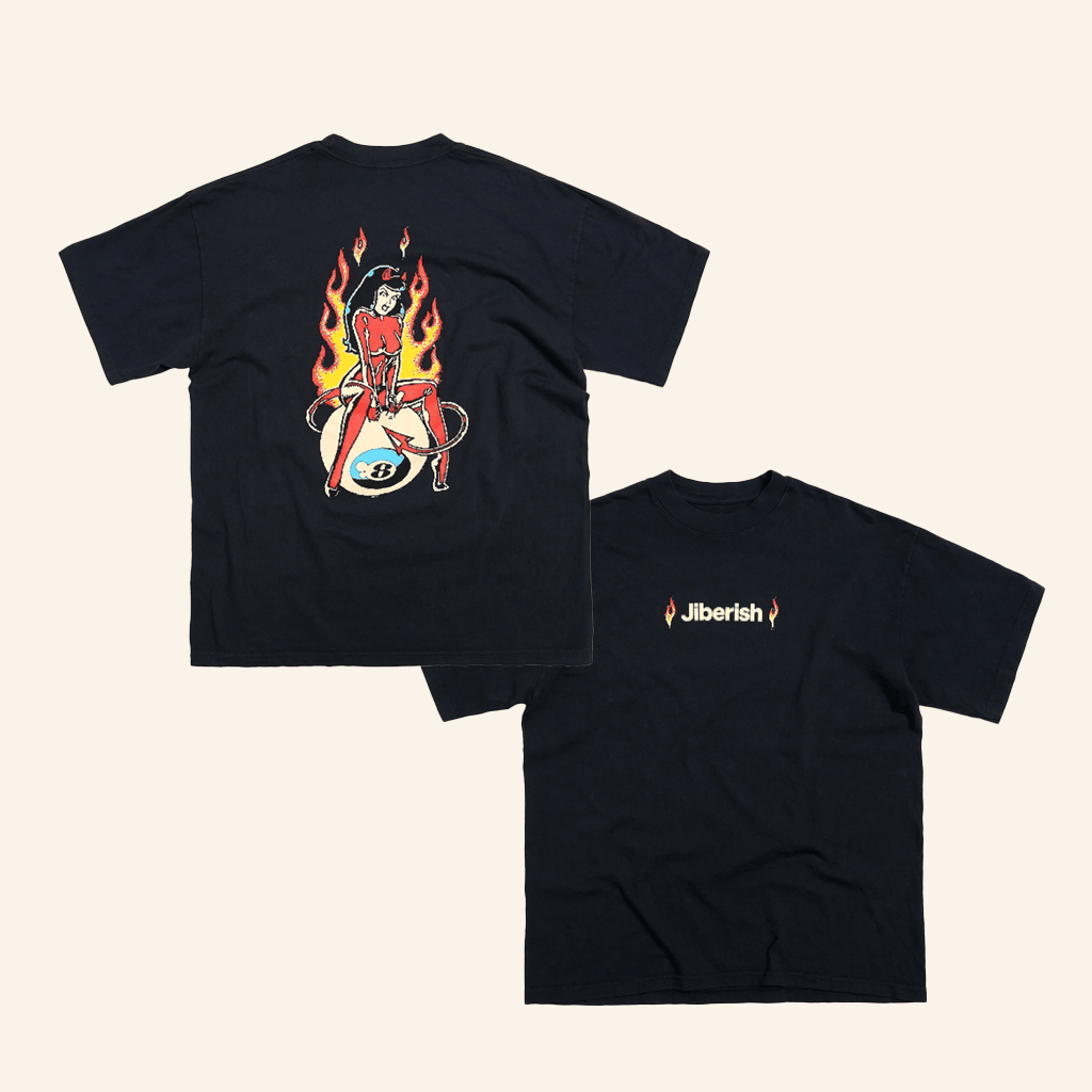 Jiberish Merch She Devil Black TShirt Gift Ideas For Him