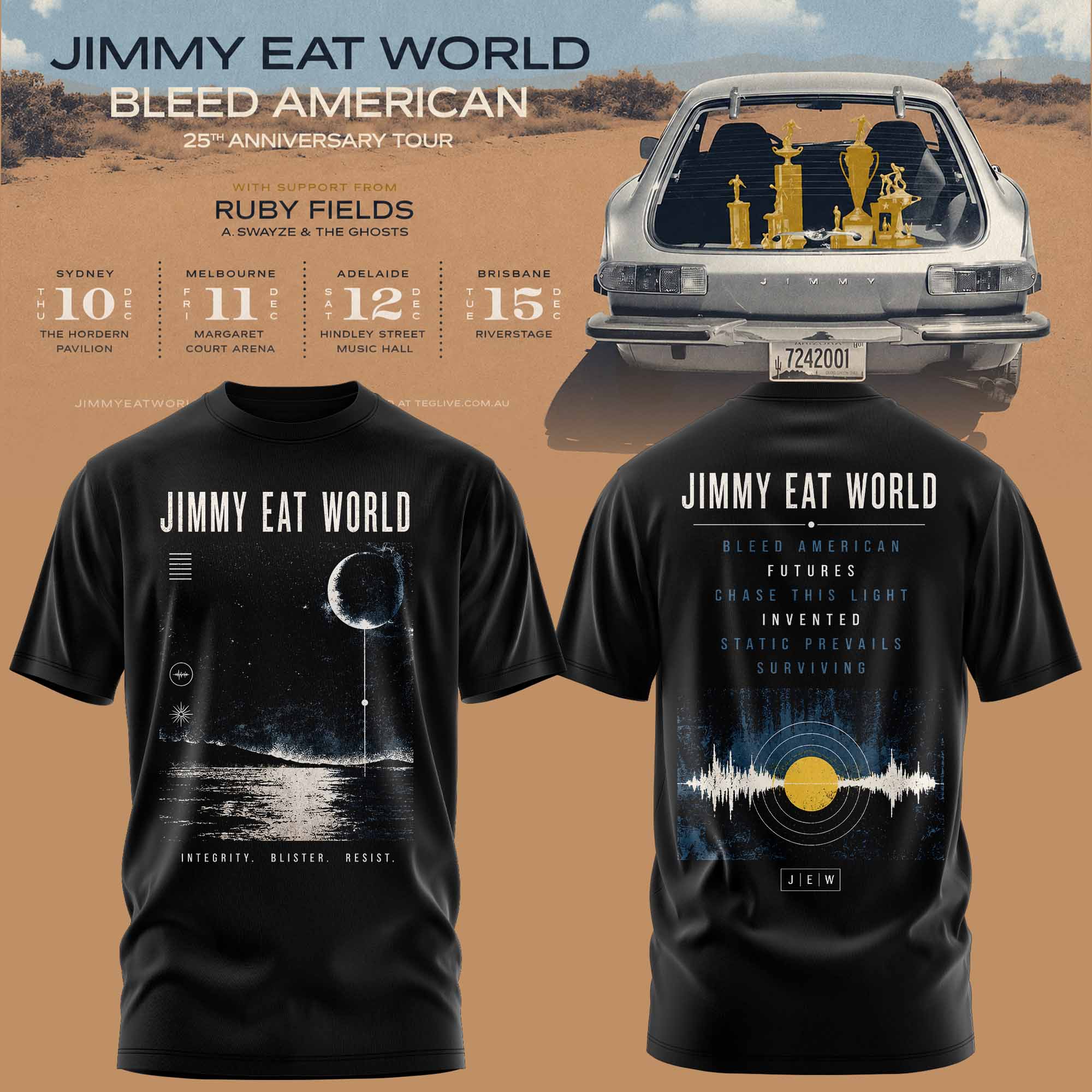Jimmy Eat World Bleed American 25 Years Collector Graphic Tee