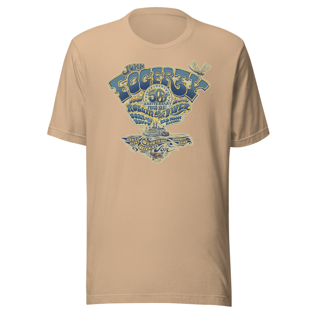 John Fogerty 50th Anniversary Graphic Tee, Creedence Clearwater Revival Merch