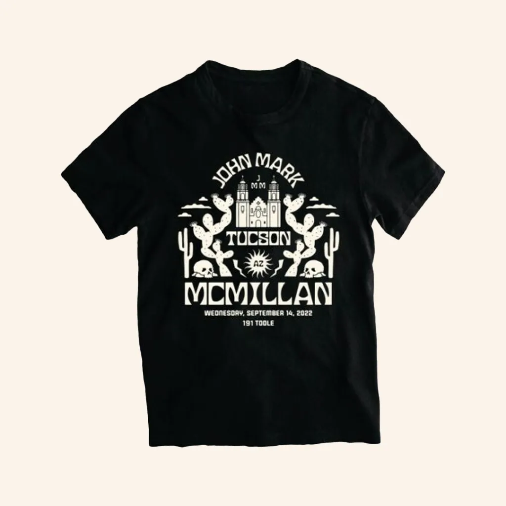 John Mark Mcmillan Merch Tucson Awake In The Dream Tour TShirt Gifts For Fans