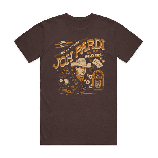 Jon Pardi Collage Graphic Tee, Official Fan Shirt