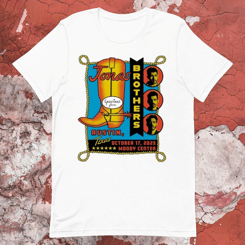 Jonas Brothers 10.17.2025 Austin TX Boots Tshirts